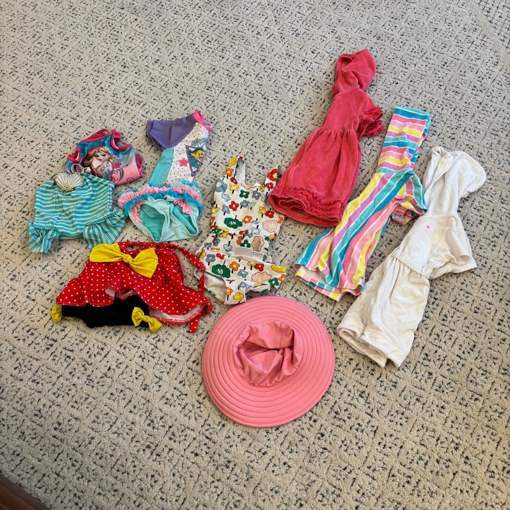 Lot of Girl Swim Wear 2T-3T